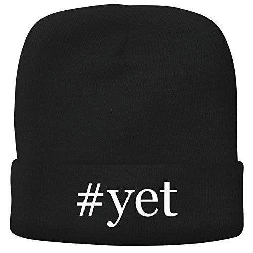 BH Cool Designs #Yet - Adult Hashtag Comfortable Fleece Lined Beanie, Black
