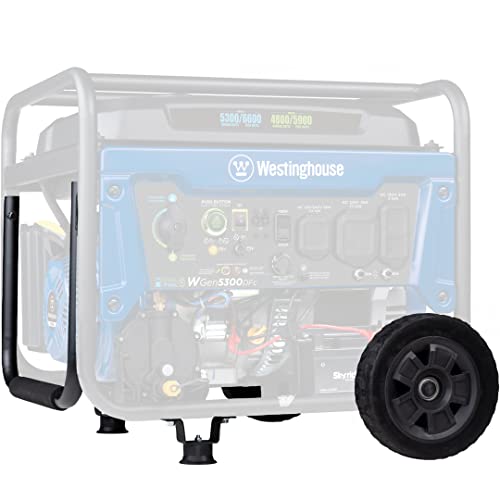 Westinghouse Outdoor Power Equipment Wgen5300 Series Portable Generator Never-Flat Wheel And Handle Kit, Compatible With Wgen5300Df And Wgen5300Dfc #TOP1