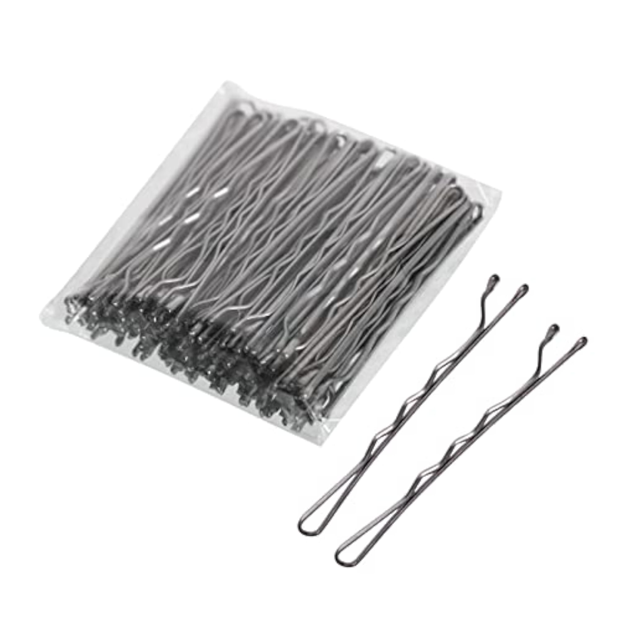 Women's Silver Hair Pins for Hairdressing, 100 Pack