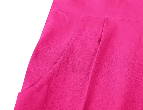 Image of MUXXN Women's Midi Pencil 1950s Vintage Cocktail 3 /4 Sleeve Tie Neck Bodycon Mid-Calf Dress with Pockets