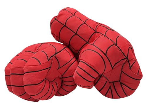 UrMsun Gants de Super-héros pour Enfants, Costumes de Cosplay, poings de héros en Peluche Douce, Cosplay, Halloween, Jeu de rôle pour Anniversaire, Noël pour garçons et Enfants