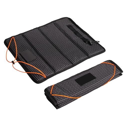 Alfombrilla de asiento al aire libre | Alfombra de playa impermeable | Almohadilla de camping con pliegue de acordeón de longitud completa | Alfombra plegable térmica ligera y fácil de transportar |