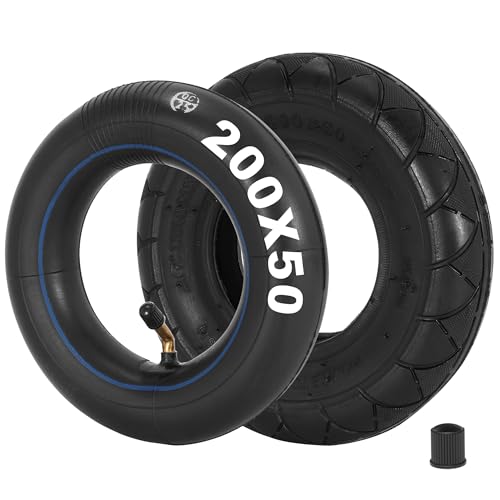 200 x 50 (8 'x2') Scooter-Reifen- und Schlauchset Ersatz Geeignet Innendurchmesser 3.74'/95mm für Schwinn Bladez Mongoose Power Core, Dune Buggy, ePunk, eSpark