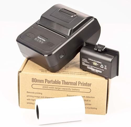 Mini Impressora Portatil Bluetooth Térmica 80mm Android