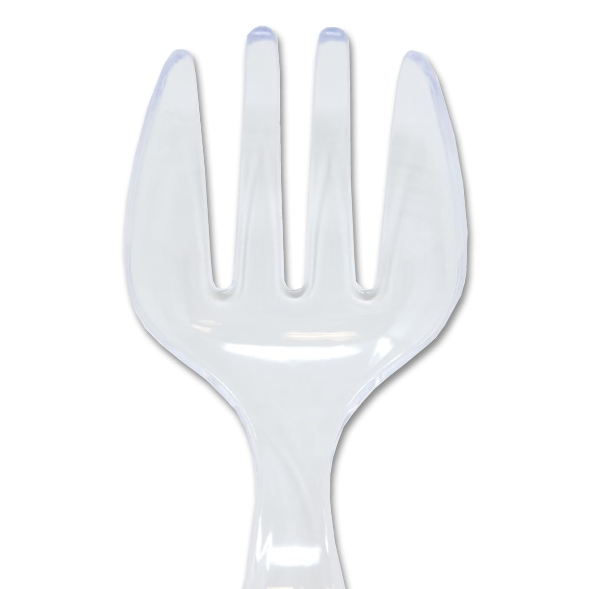EMI Plastics 101 Clear Salad Serving Fork (Case of 144)