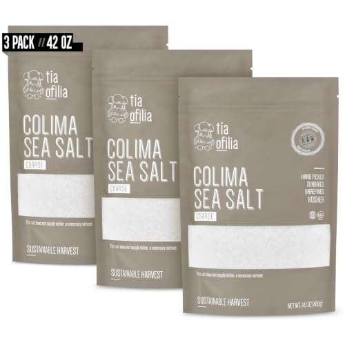 Sal marina gruesa Colima Tía Ofilia 3 paquetes 14 oz
