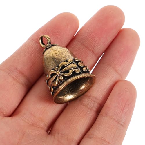 Miniatura 10 de Supvox Campana De Bronce Retro Colgante De 2.7x2x2 Cm Para Bolsos Llaveros Y Decoración Del Hogar Automóvil Accesorios De Bricolaje Vintage