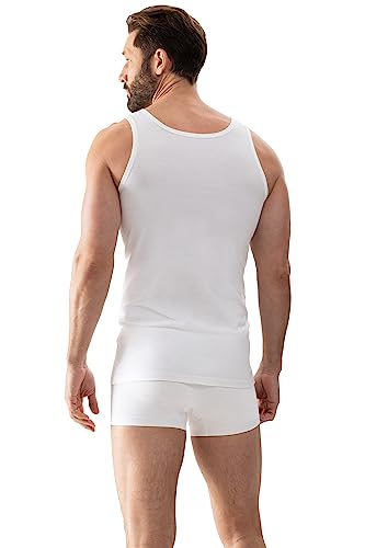 Mey Tagwäsche Serie RE:Think Herren Shirts ohne Arm Weiss L(6)