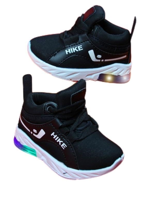 Neska Moda 2-2.5 Years Baby Boys and Baby Girls LED Light Walking Shoes(Black)-BT2443 (B0CYC3VD9X) Amazon Price History, Amazon Price Tracker