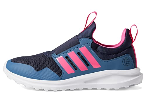 adidas Tênis de corrida infantil Activeride 2.0, Azul marinho/pulso magenta/azul alterado (slip-on),