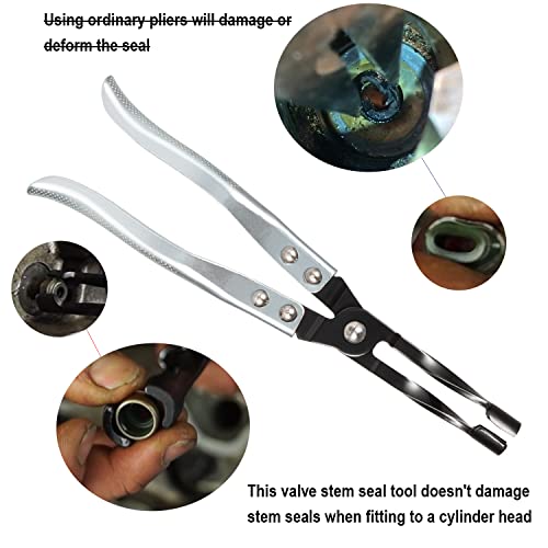 HW0107 Valve Seal Pliers Valve Stem Seal Removal Remover Tool 27cm Length
