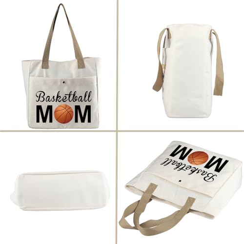 Bolso Tote Basketball Mom para mujer miniatura 6