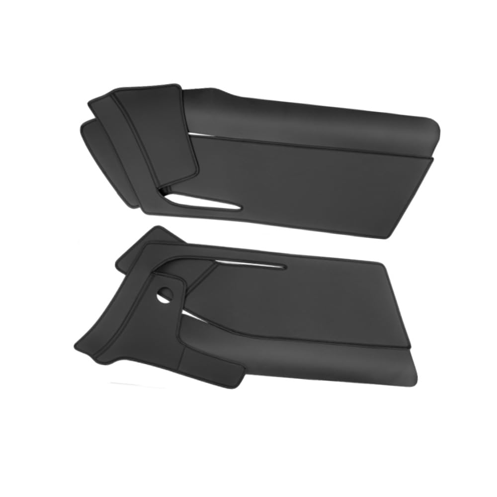 Riloer Protection latérale de coffre arrière en cuir synthétique noir compatible avec Tesla Model Y Juniper 2025-2026