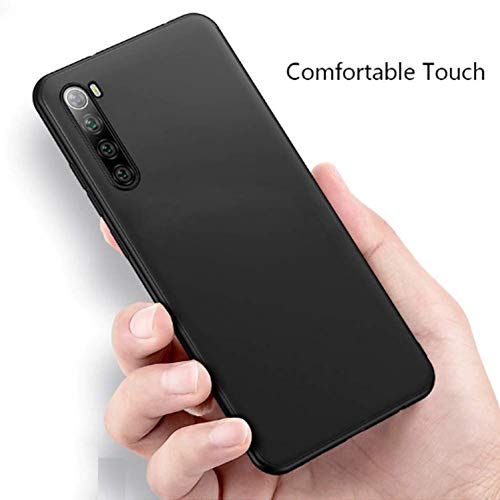 Image of WOW IMAGINE OnePlus Nord Ultra Slim Soft Rubberised Back Cover | Matte Silicone Flexible Camera Protection Back Case for 1+ OnePlus Nord - Black