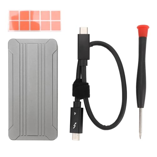 Caja externa ASHATA para SSD M.2 NVMe USB Tipo C miniatura 7