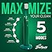 BIG MOUTH TOOTHBRUSH Dr Bobbi Electric Toothbrush for Adults Ultrasonic Rechargeable Toothbrush with 5 Cleaning Modes & 2-Minute Smart Timer Retains 42-Day Battery Travel-Ready Design – (Green)