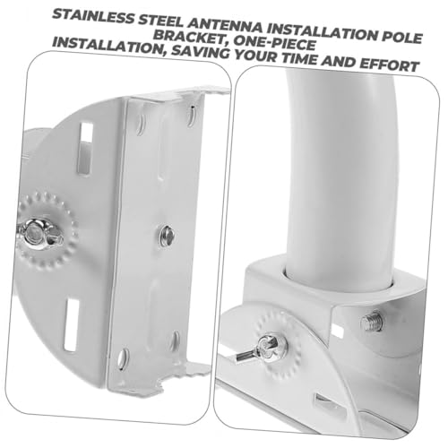 Installation extérieure CPE stable grâce au support de fixation réglable SEWACC en acier - 6