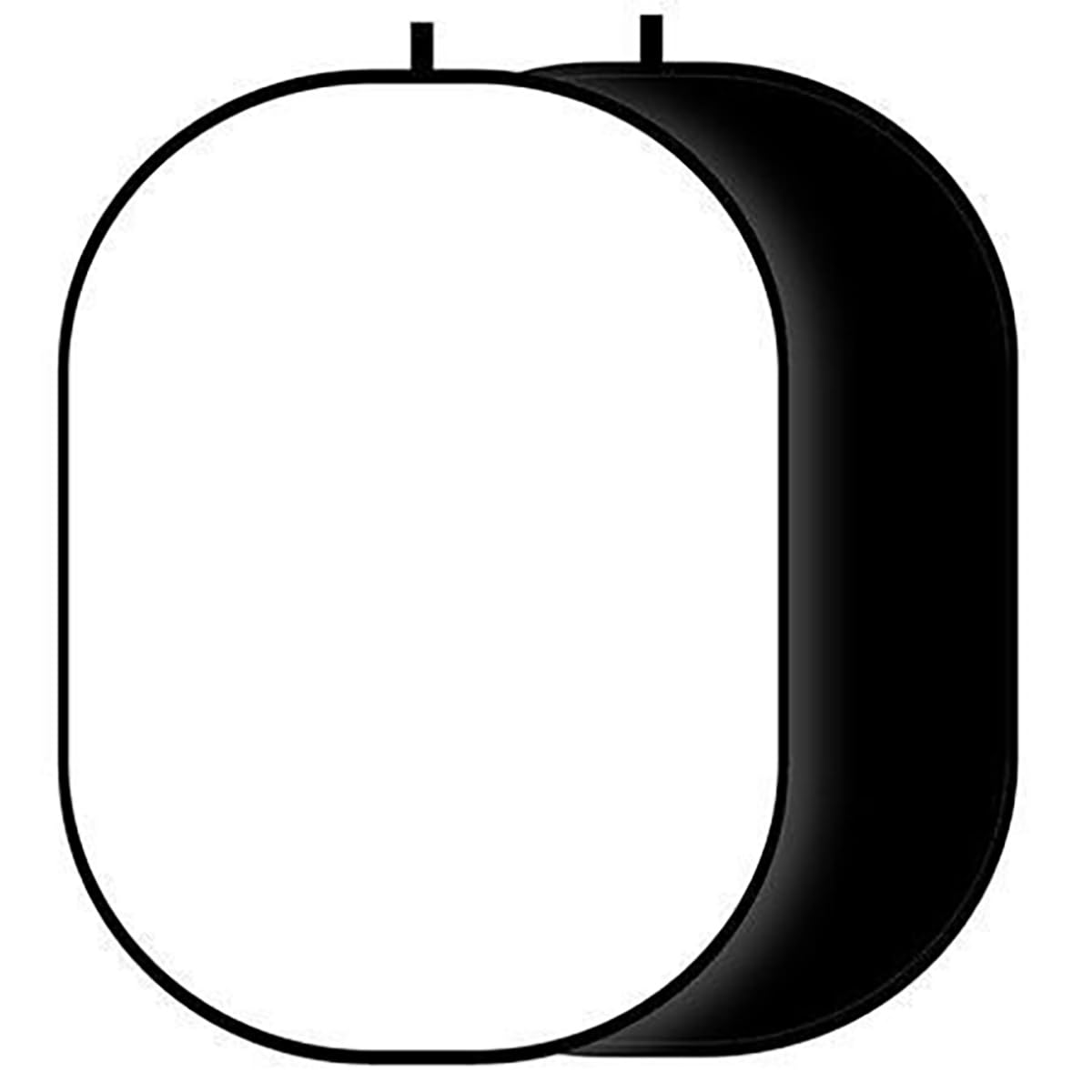 Collapsible Background - 60x78 Black/White 100% Cotton