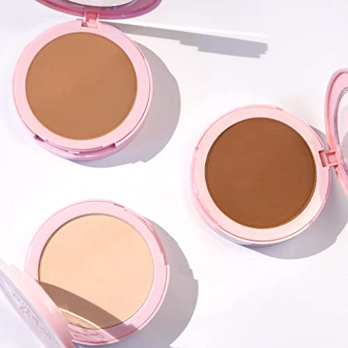 Mally Beauty Soft As Silk Powder Foundation - Light - Buildable Light To Medium Coverage - Lightweight Matte Finish #TOP4
