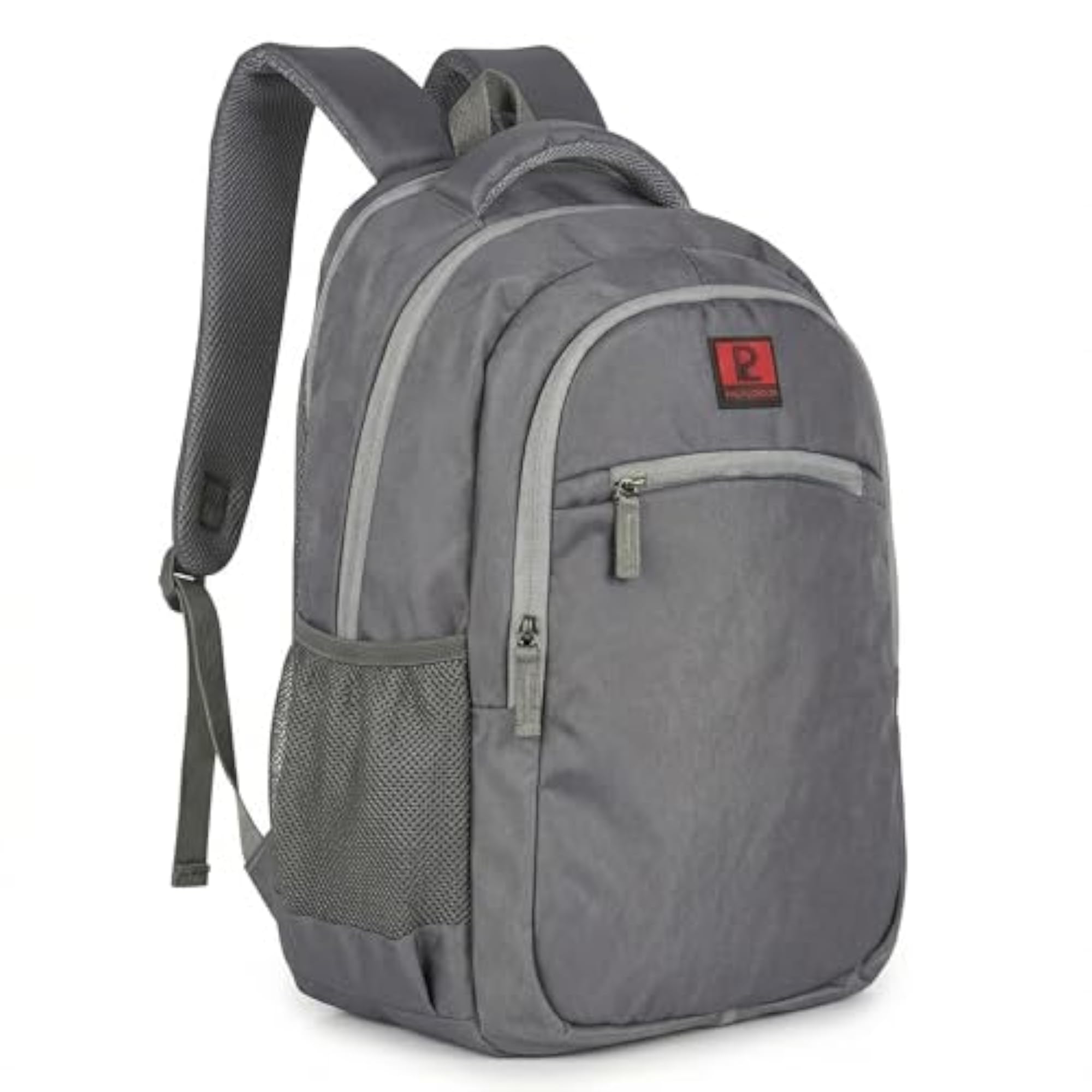 Unisex 35L Grey Waterproof Laptop Backpack, Casual College Bag