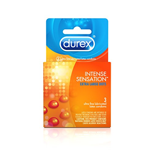 Durex Intense Sensation Condom, 3 Count