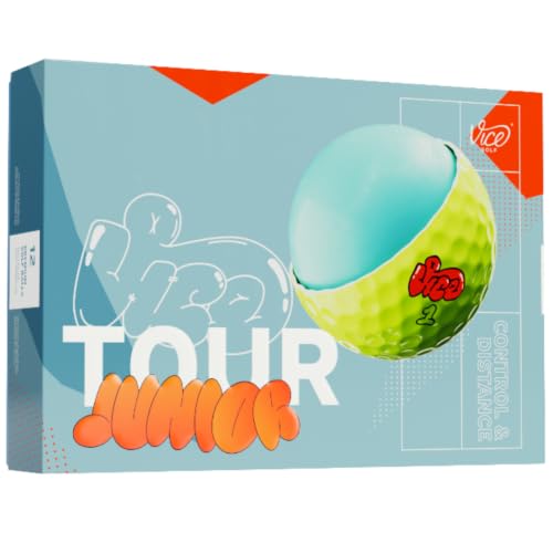 Vice Tour Junior Golf Balls Yellow