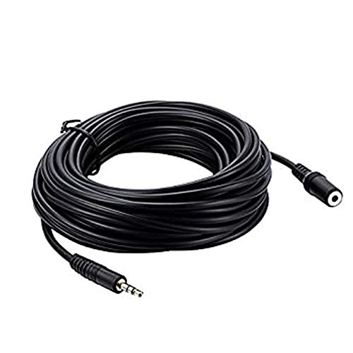 UbiBotAudio Extension Cable for RS485 Probes, Audio Aux Stereo Extension Cable, Stereo Jack Cord for Phones, Headphones, Speakers, Tablets, PCs, MP3 Players, 3.5mm Male to Female (5 Meters)