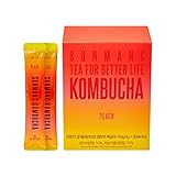 SUNMANC Kombucha 30 packets (5.4oz), Sparkling Probiotic Fermented Drink from South Korea, Gut Healt