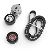 JAVOUKA 38323 Serpentine Belt Drive Component Kit, Fit for Dodge Ram 1500 2500 2009-2010, Fit for Ram 1500 2500 3500 2011-2018, V8 5.7L, Belt Tensioner Idler Pulley Kit# 4861660AA 38018 6PK2020