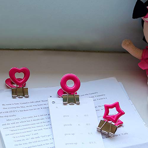 Clipes de papel de tamanho pequeno, pasta de documentos, grampos da pasta, pasta estacionária para s