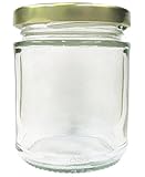 Fassungsvermögen: 190 ml Nutley \'s 190 ml rund Glas Einmachglas mit Dotty Label (24 Stück)