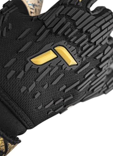 Reusch Attrakt Freegel Fusion Ortho-Tec Goalkeeper Gloves, Black/Gold, Size 11 - Thumbnail 7