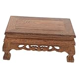 Photo Gallery healifty base in di intagliato per statua buddha e bonsai supporto decorativo rettangolare liscio da vaso e ufficio Photo Gallery healifty base in di intagliato per statua buddha e bonsai supporto decorativo rettangolare liscio da vaso e ufficio
