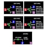 Multimètre testeur de transistor avec écran TFT couleur, pour calibrage automatique, LCR-T7/T1, diodes Zener Thyristor Capacitance Résistance Inductance, 3,7 V Li-ion