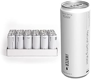 CANO WATER Still Water Cans in Multipacks, Natural Spring Water Cans with Ringpull Lids, 24 Can Multipack Still Water Cans for Eco-Friendly Hydration - 24 x 330ml Cans Multipack