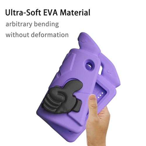 Étui tablette HD7 cassée évitée grâce à la coque EVA antichoc violette - 5