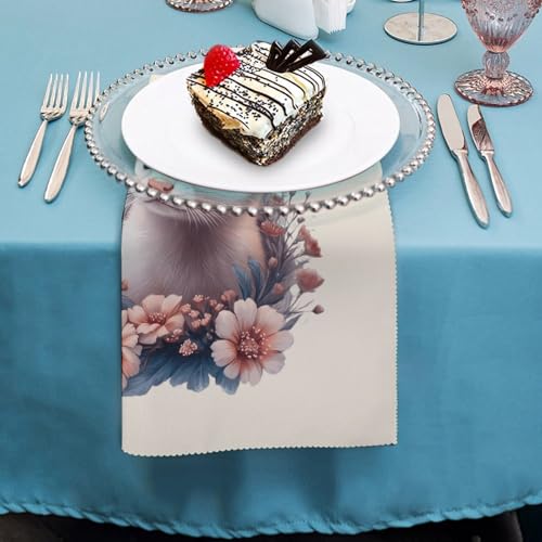Servilletas de tela de hurón lavables y duraderas para cocina y comedor 5