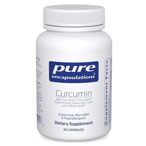 Pure Encapsulations Curcumin - 500 mg - Supports Joint Health & Liver Health - Curcuma Longa Capsule - Non-GMO & Vegan - 60 Capsules