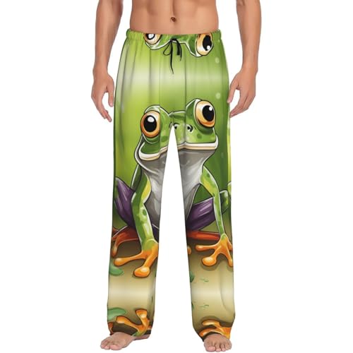 Pantalon de pyjama homme doux haut de gamme noir XXL avec cordon de serrage raffiné