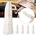 Chiffonade 5Pcs Leather Finger Protection Cover Hand Sewing Finger Guards DIY Jewelry Making Crafting Tools(5pcs Fingers Protectors)
