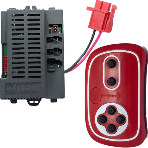 RX74-1 24V= RX74-3 24V Control Box Receiver and 2.4ghz Remote Control Ride on Toys for Kids Red Special Socket Controller mainboard Accessories for Kids Cars Replacement Parts