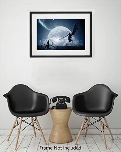 Cloud Vs Sephiroth Final Fantasy Xv Game Art Canvas Poster Print Pictures For Bedroom Living Room Decor4 Frameless Gift 12 X 18 Inch(30Cm X 46Cm)-S-215 #TOP6