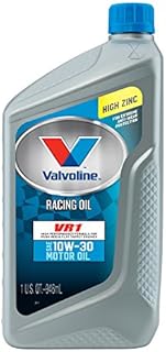 Valvoline VV205 VR1 Racing Formula SAE 10W-30 Turbo Approved Motor Oil - 1 Quart Bottle (Case of 12)