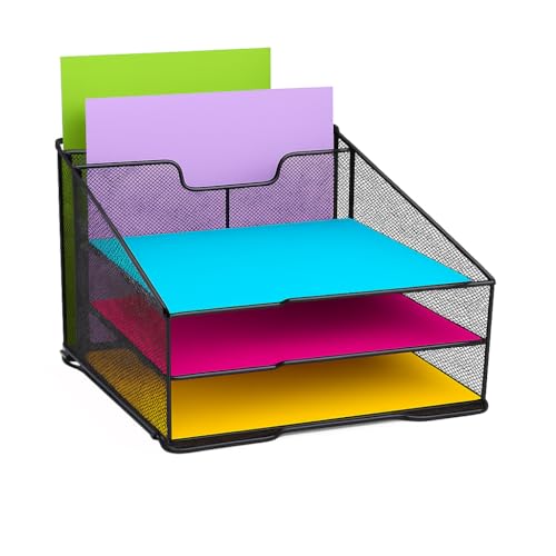 ✅ PERFETTO PER UFFICIO, CASA E SCUOLA âÂ€Â“ Design versatile e professionale adatto a qualsiasi ambiente di lavoro o studio; ideale per migliorare la produttività, ridurre il disordine e ottimizzare lo spazio sulla scrivania con una soluzione compatta e funzionale