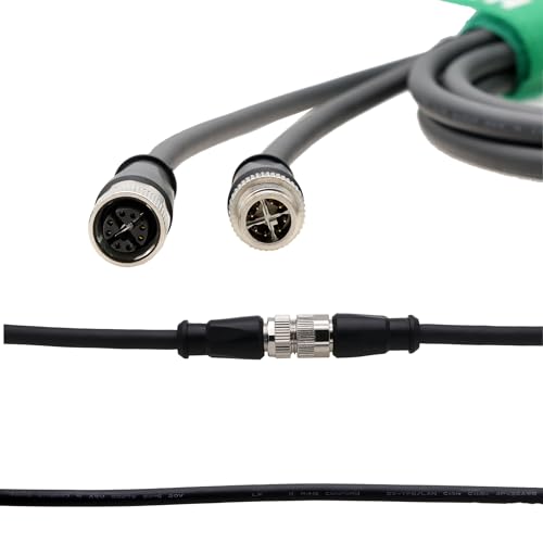 Cable de red Ethernet M12 para automatización y cámaras de visión artificial 4