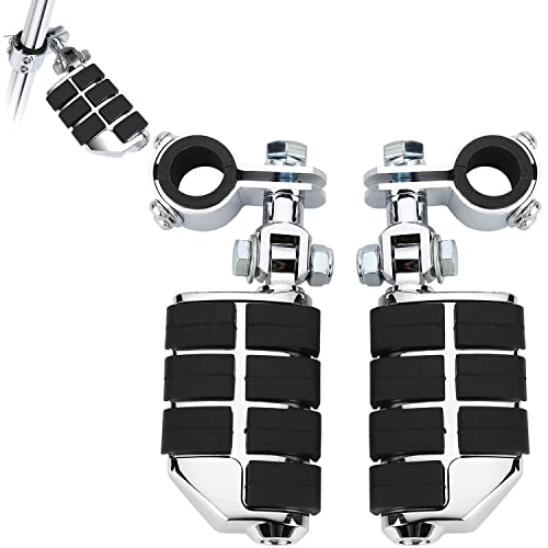 Noenough 25-34Mm Adjustable Motorcycle Highway Pegs Foot Peg, Universal Foot Rest With Mount Clamp Kit, Compatible Harley Davidson, Honda, Kawasaki, Suzuki, Yamaha Etc #TOP2