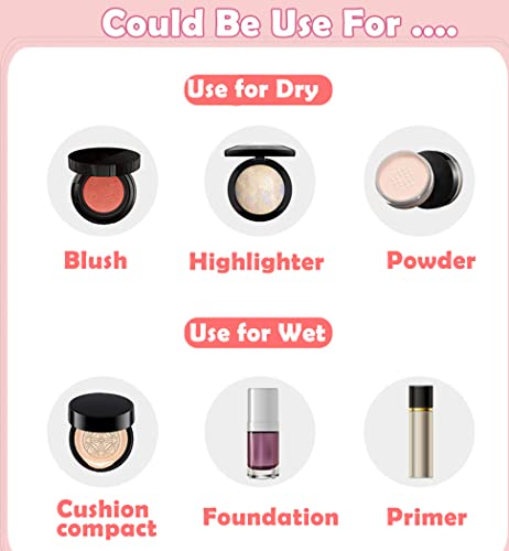 Vavolo 7Pcs Triangle Round Powder Puff Special Sponge Powder Puff For Liquid Foundation, Air Cushion Powder Puff Combination Set, Dry And Wet Makeup Powder Puff Tools (Mix-Color) #TOP3