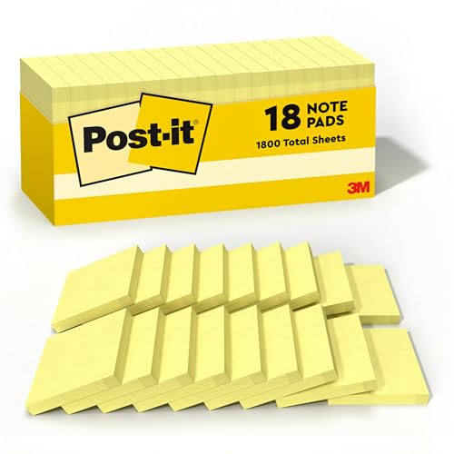 Papeterie Post-it Notes bloc de recharges de notes repositionnables jaunes