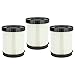 Produktbild vhbw Filterset 3x Faltenfilter kompatibel mit Bosch GAS 18V-10 L Nass- & Trockensauger - Filter, Patronenfilter, Papier/Kunststoff, Weiß