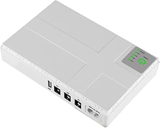 Othron 1 Pcs Uninterruptible Power Supply 5V 9V 12V Uninterruptible Power Supply Mini Uninterruptible Power Supply USB 10400MAh Battery Backup for WiFi Router CCTV (US Plug)